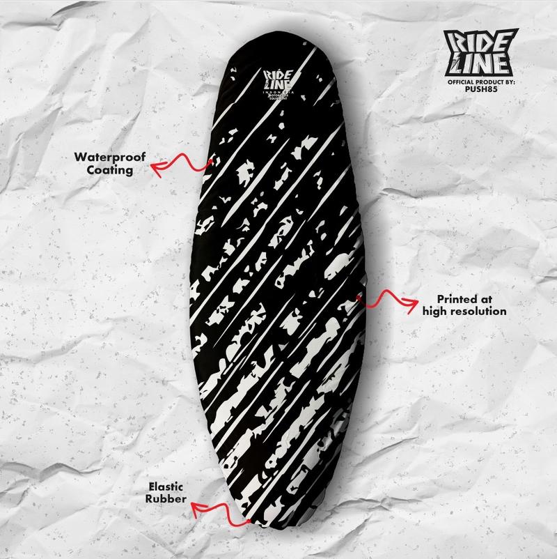 Product Introduction of Rideline abstrak seat cover - sarung jok motor full print 3
