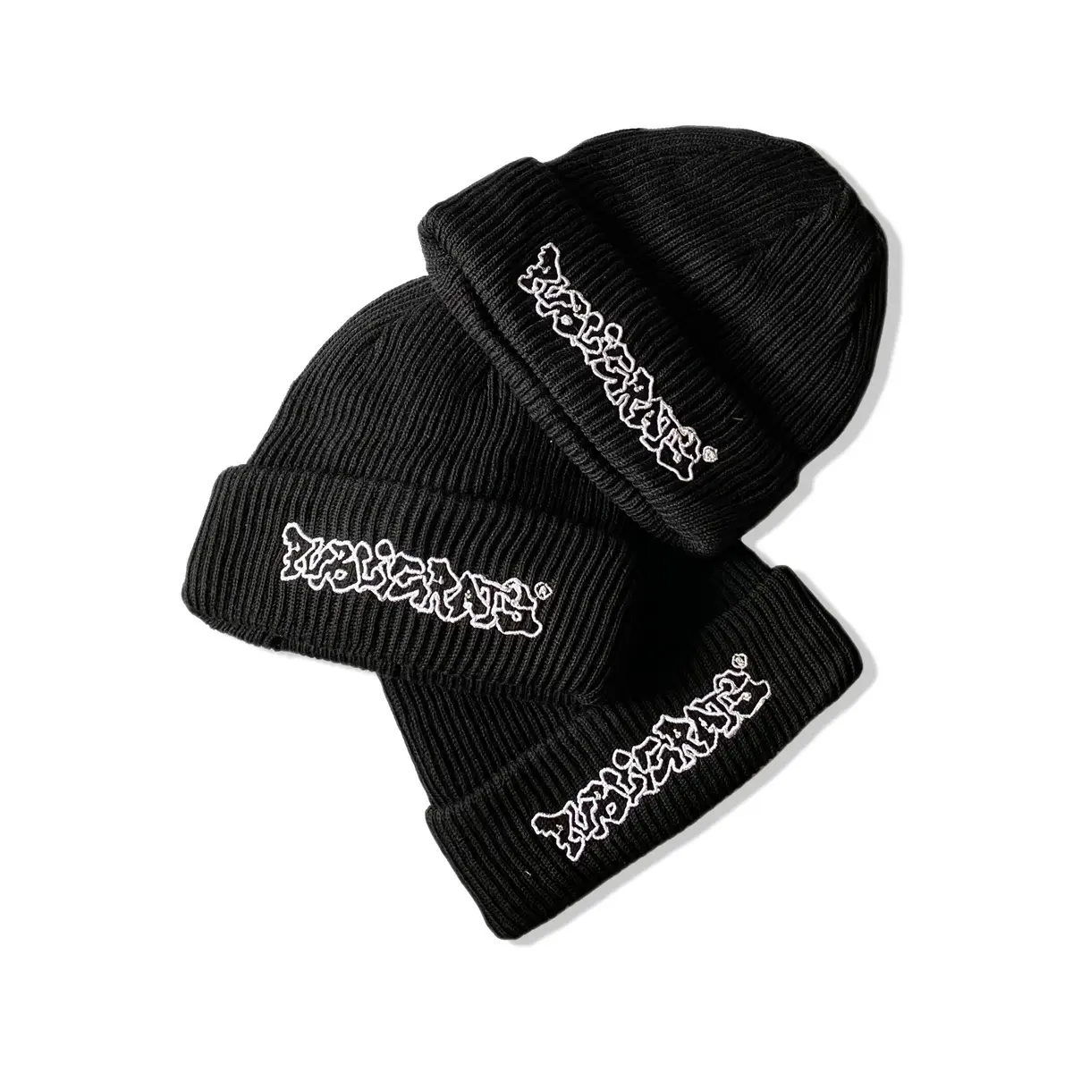 PUBLIC RATS BEANIE HAT BONES