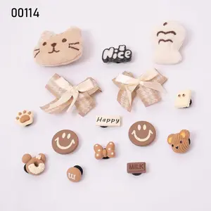 Aksesoris Pin Sandal Baim Pin Sandal Bross Hiasan Lubang Sendal Sepatu Flat Set Charms Lucu Aesthetic