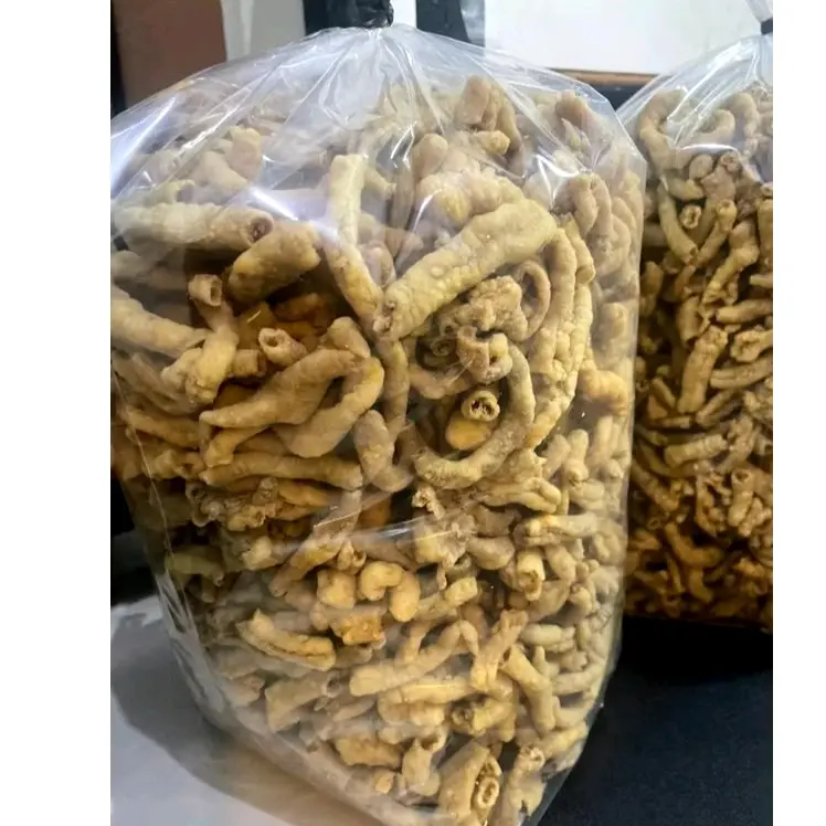 250 gram - Keripik Usus crispy asin gurih / Usus Krispi Original / Usus goreng / cemilan usus makanan ringan - Snack Crispy Kripik Makanan Cemilan Goreng Kering Camilan usud Food Pedas 4