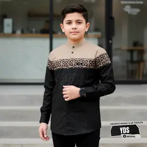 Baju Koko Anak Laki-Laki Usia 5-14 Tahun Bahan Adem Nyaman By Nataya