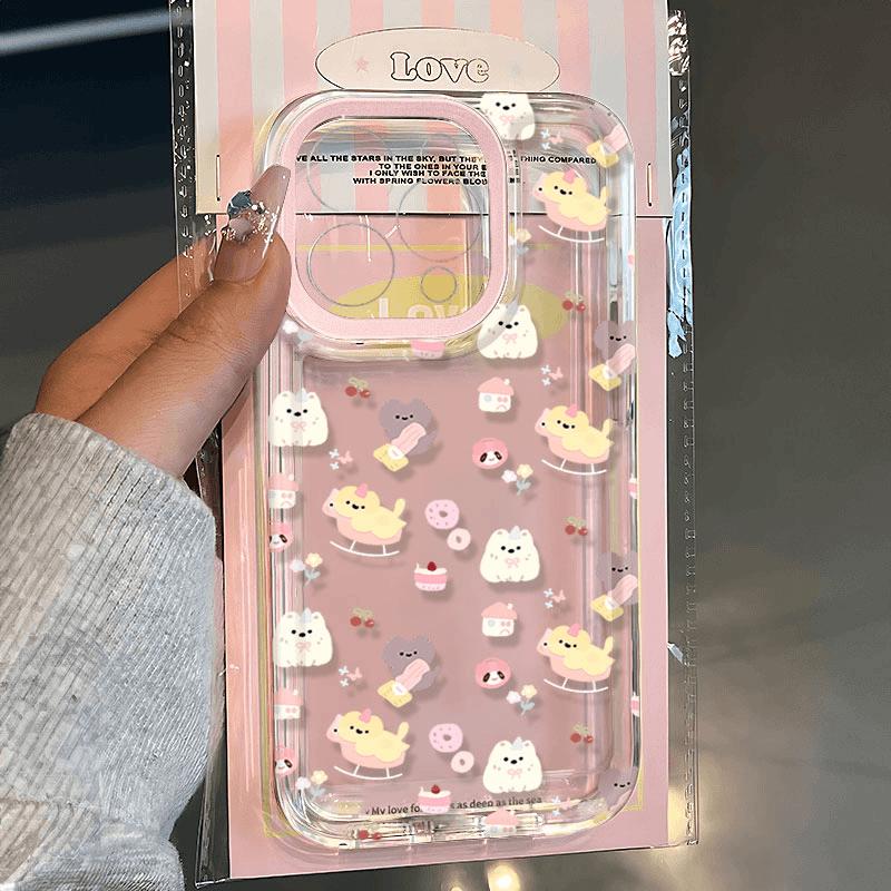 Động vật nhỏ dễ thương phù hợp với vỏ điện thoại iPhone 15PROMAX iPhone 14…
