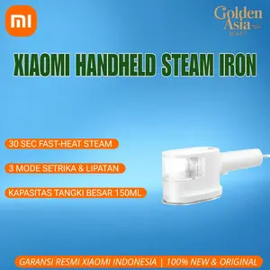 Xiaomi Handheld Steam Iron | 10 titik uap | Tekanan 30 kPa Tangki air 150ml | Panas cepat dalam 30 detik Garansi Resmi
