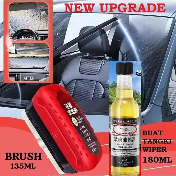 [PROMO] CAIRAN KACA MOBIL pembersih jamur kaca mobil cairan wiper Car Glass Oil Film Removing CAIRAN PEMBERSIH KACA OBAT JAMUR KACA