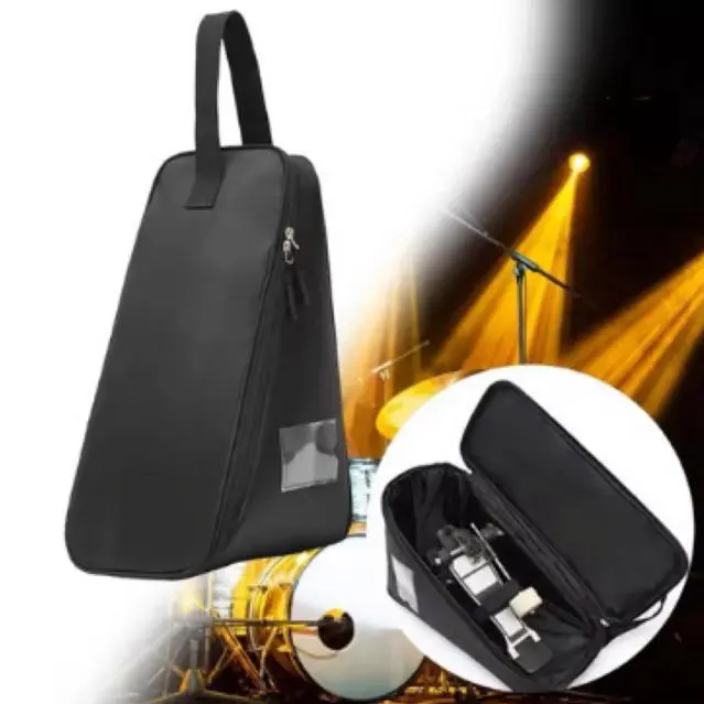 Drum Pedal Gig Bag Lightweight with Carrying Handle Portable Zippered Tas Jinjing Pedal Drum Universal