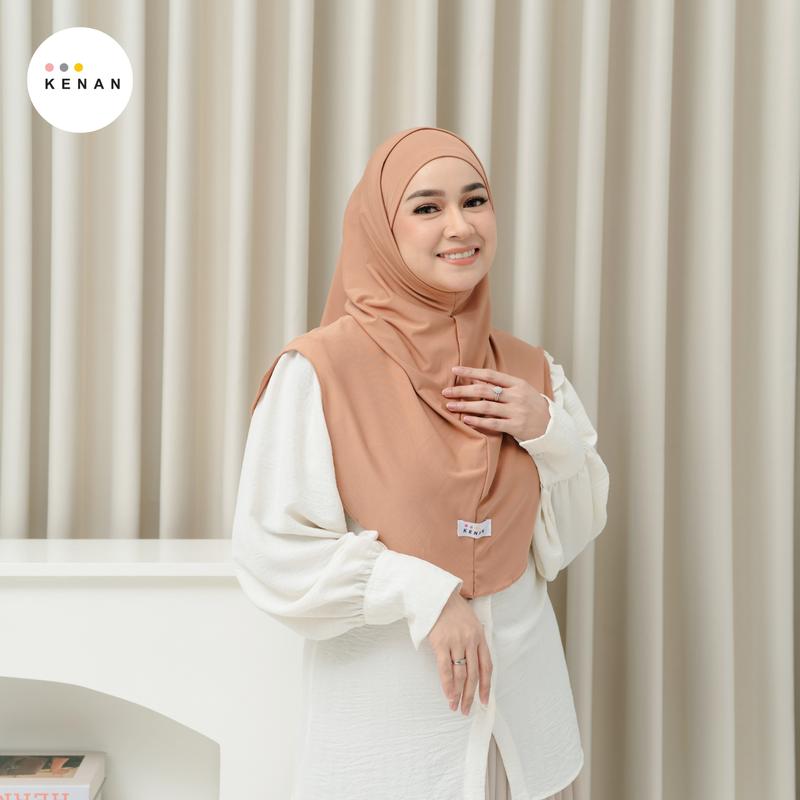 KENAN - SHINY Instan Daily Hijab nonpet matt Jersey size L 6