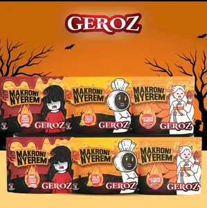 Geroz-Makroni nyerem geroz ,cemilan kekinian Snack geroz 3 varian rasa