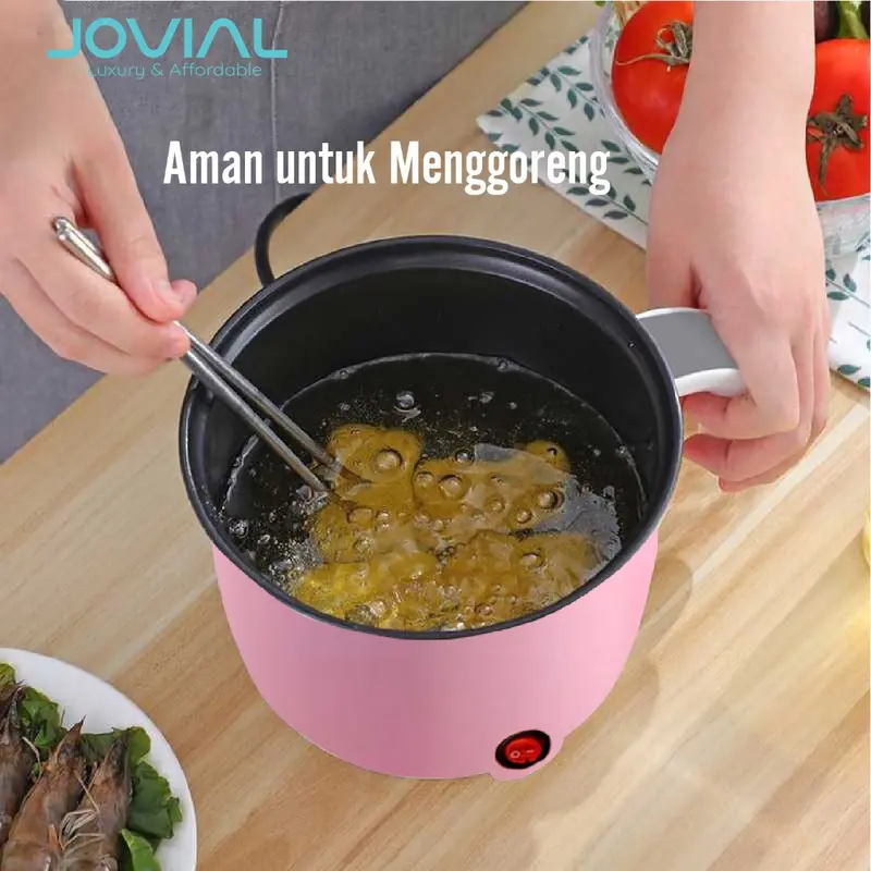 Jovial Bundling Panci Listrik SNI + Portable Electric Cooker Frying Pan 6