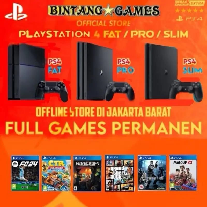 PS4 PLAYSTATION PS FAT PS4 SLIM PS4 PRO HDD 500gb HDD