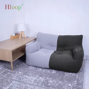 Sofa Couple 2 Seater Mini Aesthetic Minimalis | Beanbag Empuk Nyaman untuk Furniture Ruang Tamu & Kamar Aesthetic Asli