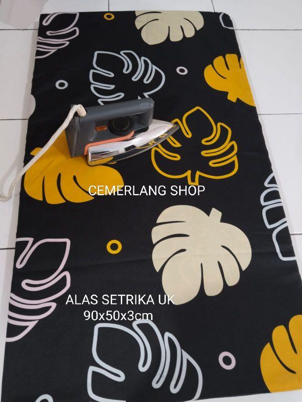 ALAS SETRIKA BUSA TEBAL 3cm / ALAS GOSOK LANTAI / KAIN POLYMICRO LEMBUT DAN HALUS / ALAS SETRIKA UK 90cm x 50cm x 3cm