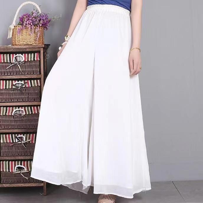 Product Introduction of Quần Ống Rộng Dài Cho Nữ, Quần Voan Muslimah Dáng Rộng, Cạp Cao, Chân Dày 29