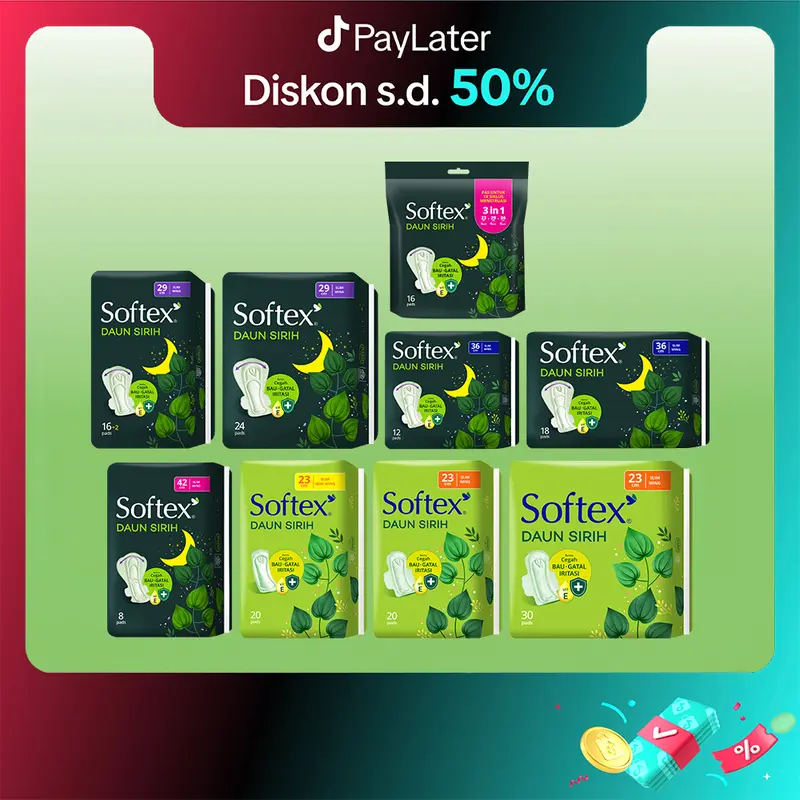 Softex Daun Sirih Series - Pembalut / Menstrual Pads