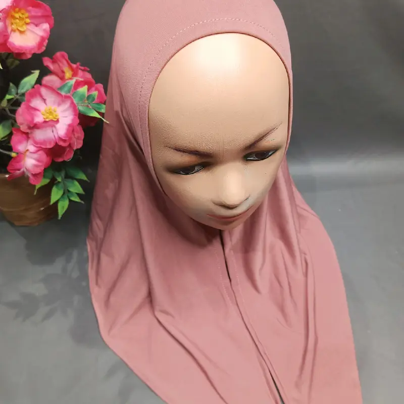 HIJAB ANAK SEGITIGA INSTAN JERSEY //HIJAB BERGO ANAK INSTAN BAHAN JERSEY 7