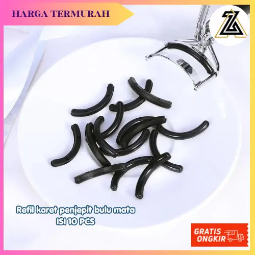 AZ 10pcs Bantalan Karet Refill Penjepit Bulu Mata / Bantalan Karet Pengganti Bantalan Cadangan Karet Galenco