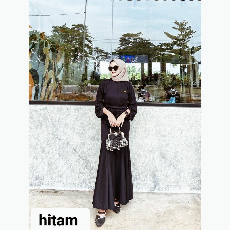 GAMIS INDIRA GAMIS LEBARAN TERBARU TERLARIS 2025 Airflow Muslim Formal Panjang