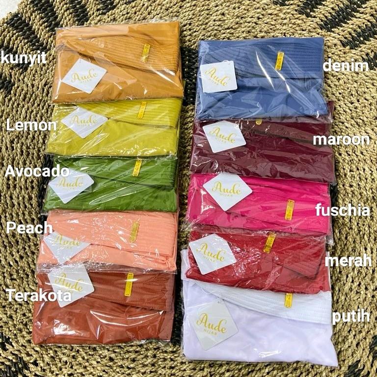 Paket Isi 5 Pcs Hijab Model Kenan Size L Original By Aude Hijab Muslim Instan Nyaman Standar Kombinasi Kerudung 4