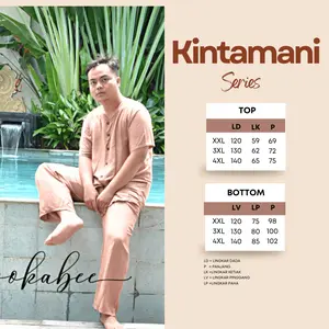 Balicihui Piyama Kintamani Series Piyama Pria Baju Tidur Big Size Plus Size Jumbo