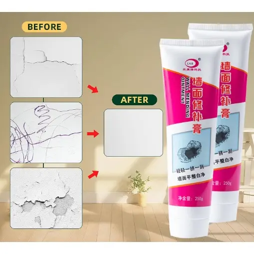 [Ready Stock] Powerful LKB Wall Mending Ointment Mending Agent Wall plaster Shedding Repair Paste Wall Repairr Cream Glue Hardware