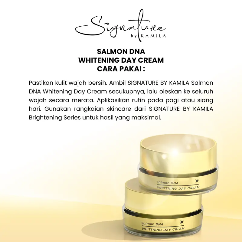 Signature by Kamila Luminous Salmon DNA Brightening Day Cream / Day Cream 3