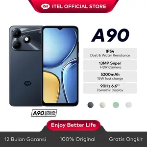 Official itel A90 4+4/64GB | 4+4/128GB – Trustworthy Durability IP54 – 6.6'' 90Hz Display – Octa-core – Octa-Core Processor – 5000mAh Battery with Type C