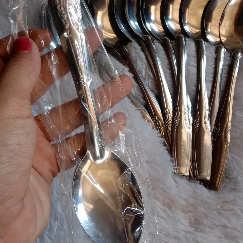 3 lusin (36biji) sendok makan stenlis/Sendok murah Stainless Kitchenware Steel 4