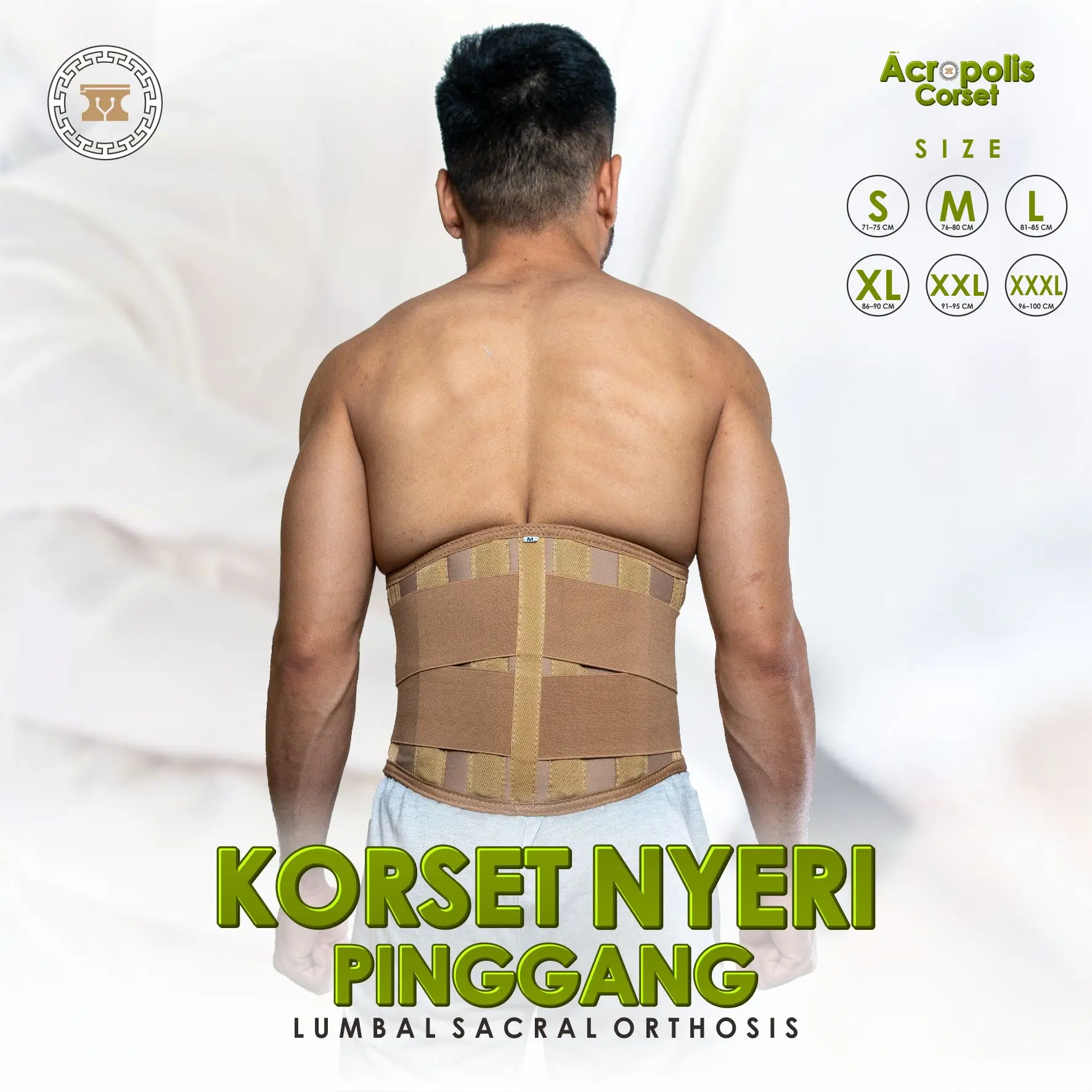 Korset Sakit Pinggang / Korset Kesehatan / Korset Nyeri Pinggang / Korset LSO / Korset Lumbal Hnp