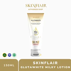 SKINFLAIR Glutawhite Milky Lotion Brightening 150ml Milk Body Lotion skinflair Gluta BPOM