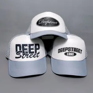 Deepstreet  Trucker Abu Abu Unisex Murah Berkualitas untuk Pria  Casual HipHop Vintage Baseball Cap Marlonor Mumbul  Priadistro Lokal Sombrero kalcer topi snsco top inama