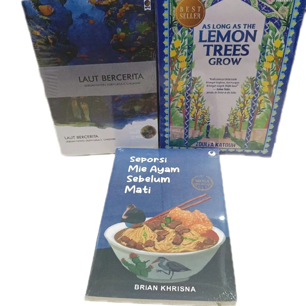 PAKET 3 BUKU AS LONG AS THE LEMON TREES GROW LAUT BERCERITA SEPORSI MIE AYAM SEBELUM MATI