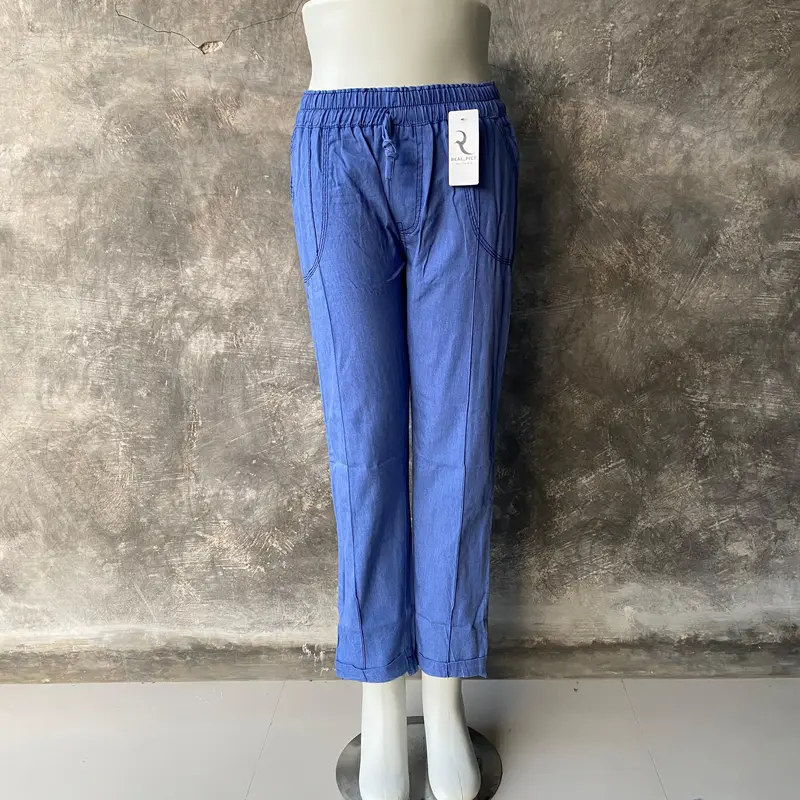 Rok Wanita bahan soft denim BB 40kg sampai 80kg Panjang Jeans 4