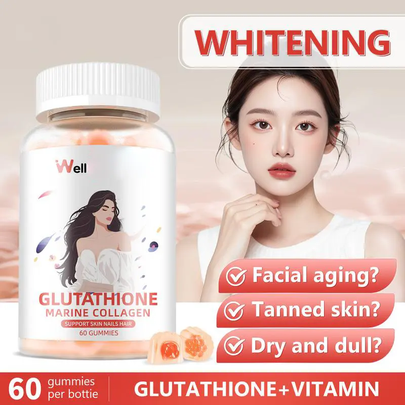 wi Glutathione Glow Gummies SG | Boost Skin Glow & Immunity  | Natural Energy Chewables for Health & Fitness | Singapore Edible Supplements