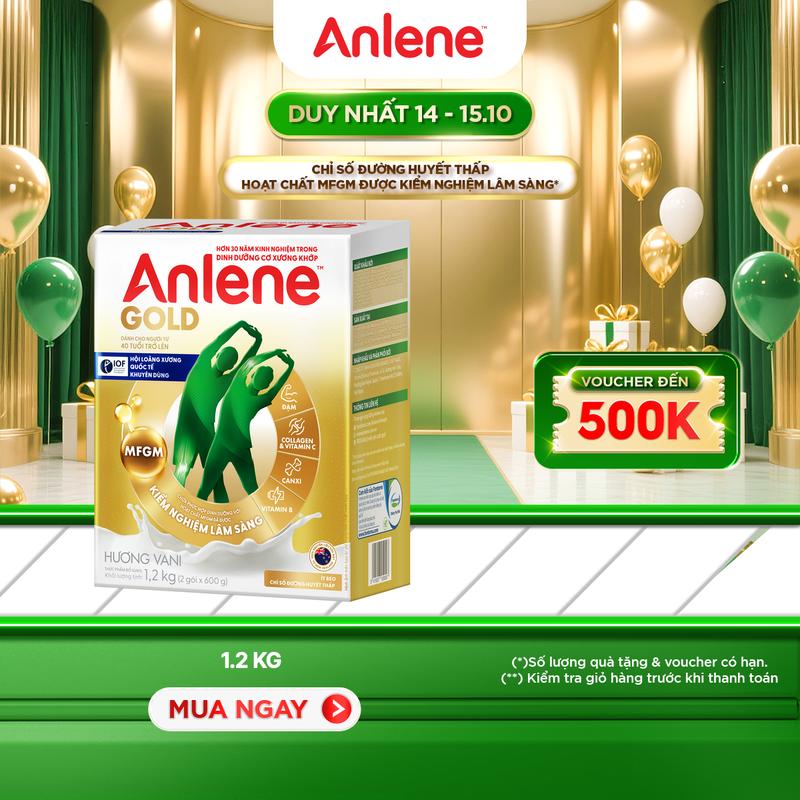 [LS] Sữa Bột Anlene Gold Hương Vani 1.2Kg