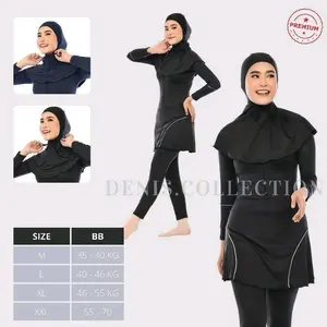 Denis Swimwear 012 Baju Renang Wanita Hijab Full Body Diving Style Swimsuit - Pilihan Terbaik untuk Wanita Muslimah - Panjang Syari