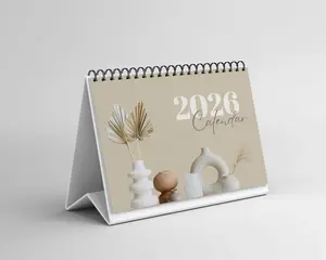 Kalender Duduk Ukuran A5 tahun 2026 / Kalender Meja Landscape ukuran 15 x 21 cm by. TOOKE