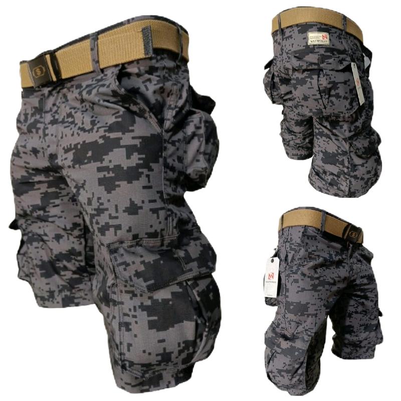 Celana pendek Cargo Motif Digital 2