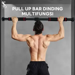 [READY STOCK] Pull Up Bar Door Chinning Bar Alat Fitness Multifungsi untuk Wanita & Pria Latihan di Rumah & Outdoor Olahraga