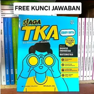 SIAGA TKA SMP MTS Buku Tes Kemampuan Akademik Bahasa Indonesia & Matematika Free Kunci Jawaban