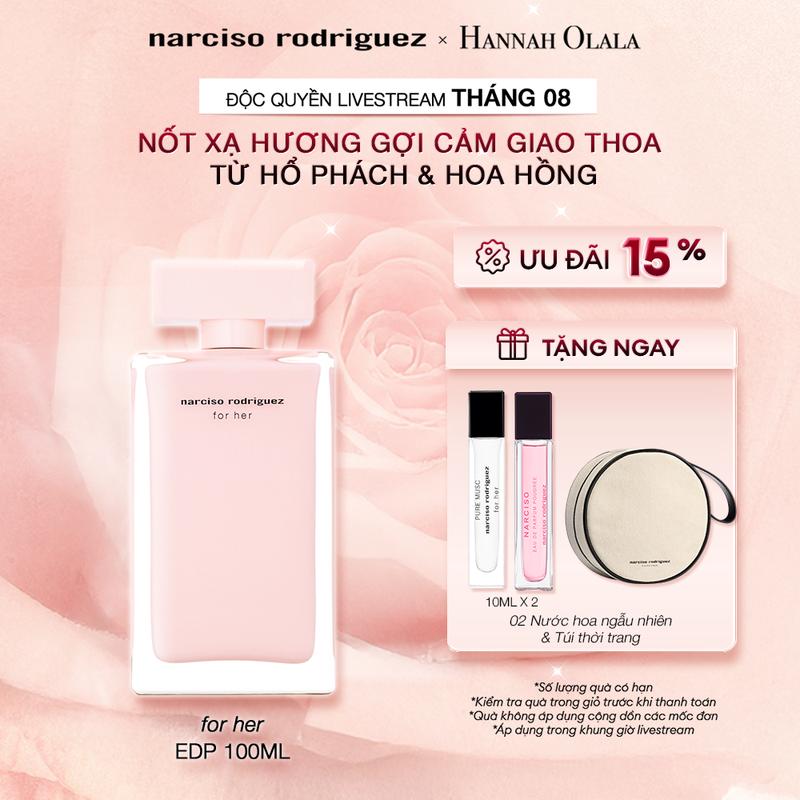 NARCISO x HANNAH - Nước hoa Narciso Rodriguez For Her Eau De Parfum 100ml