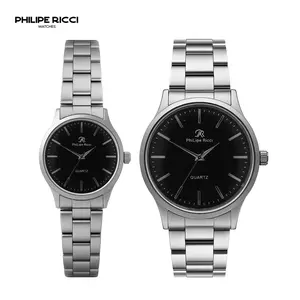 PhiLipe Ricci Jam Tangan Couple Besi Analog Original CPR15 Free Box PhiLipe Ricci Jam Tangan Couple Besi Analog Original CPR15 Free Box