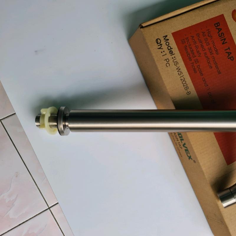 Kran bambu kran air wastafel kran bambu estetik  stainless SUS 304 tinggi 30cm 4