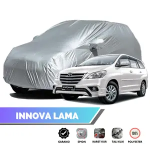 Sarung Car Cover Mobil Innova Lama Bahan 100% Polyester Waterproof Anti Debu dan Anti UV Aman Anti Luntur