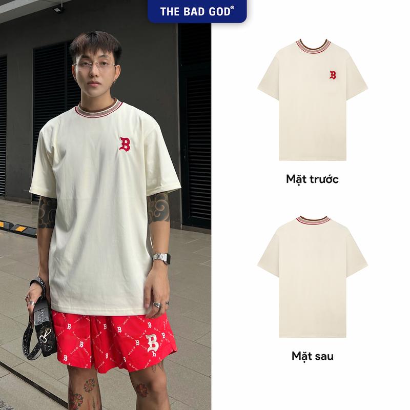  Áo Thun Nam Cổ Tròn The Bad God Indians Chất Liệu COTSYN Thêu Họa Tiết - Menswear - BST Áo thun năm 2025 