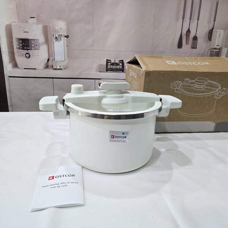 KOSTCOR Nồi Áp Suất - nồi áp suất nấu chậm chống dính dùng cả bếp gas và bếp từ