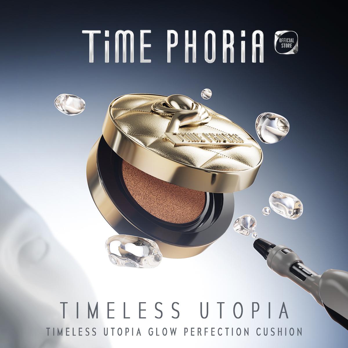 【KOL Exclusive 5K Coupon】TIMELESS UTOPIA  Glow Perfection Cushion 11g-Glow finish Instant smooth (blurring) Moiturizing Coverage