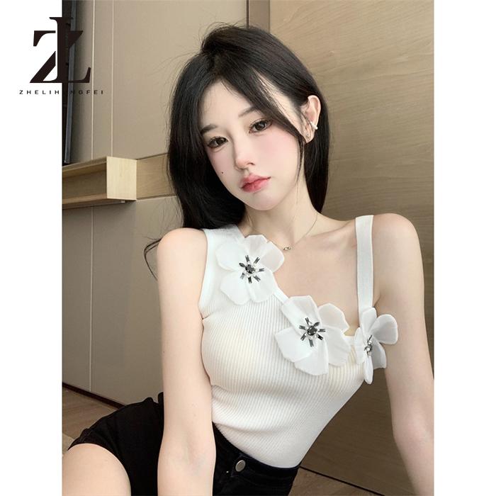 Sexy Quyến Rũ Áo Tank Top 2024 Mới Hàn Quốc áo 2 dây