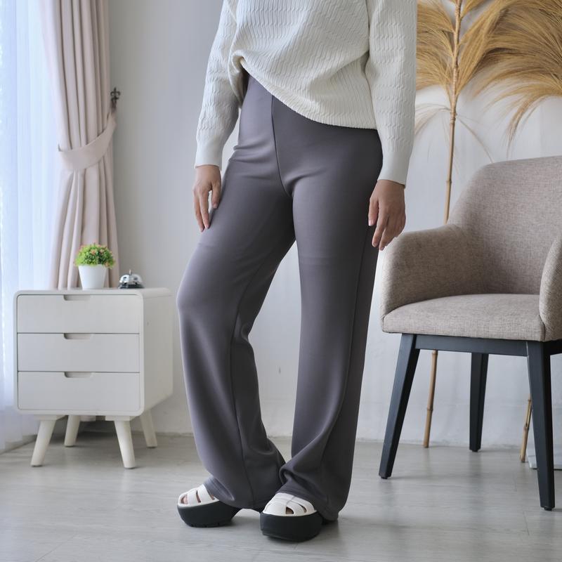 Amicoid Jasmine Pant Wanita Scuba Highwaist 3