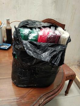 Product Review of Box Dus Pres Spunbond 20x20 cm Lusinan (12 PCS) - Kain Goodie Bag Belanja tas besek from s**h 1