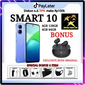 (PROMO LIVE) INFINIX SMART 10 4/128 & 4/64 GARANSI RESMI