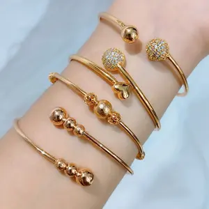 Beli 2 Produk Apapun Gratis 1- PERHIASAN GELANG BANGLE FLEKSIBEL 4 VARIASI  LOVE BOBA PERMATA TERBARU-BESTJEWELRY